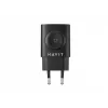 Havit UC132 EU Carregador GaN 22W de duas portas com carregamento sem fios preto