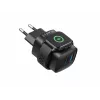 Havit UC132 EU Carregador GaN 22W de duas portas com carregamento sem fios preto