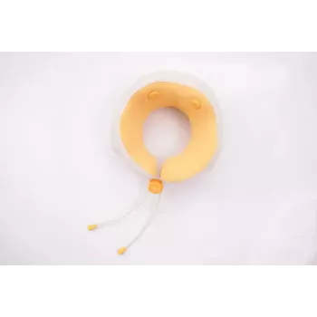 Massageador de pescoço Havit NM1702 amarelo massagem de amassamento a pilhas