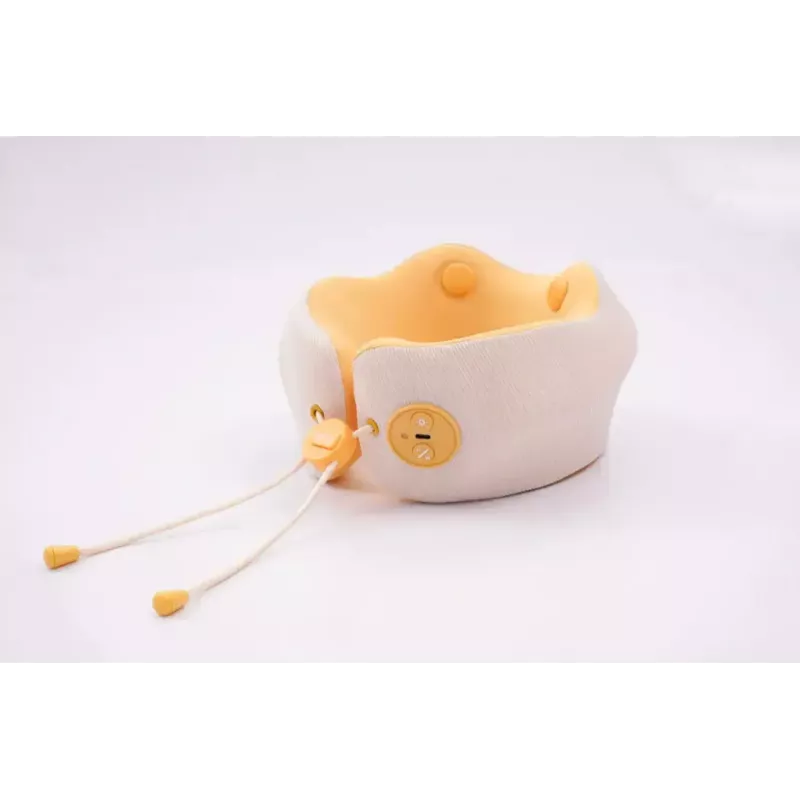 Massageador de pescoço Havit NM1702 amarelo massagem de amassamento a pilhas