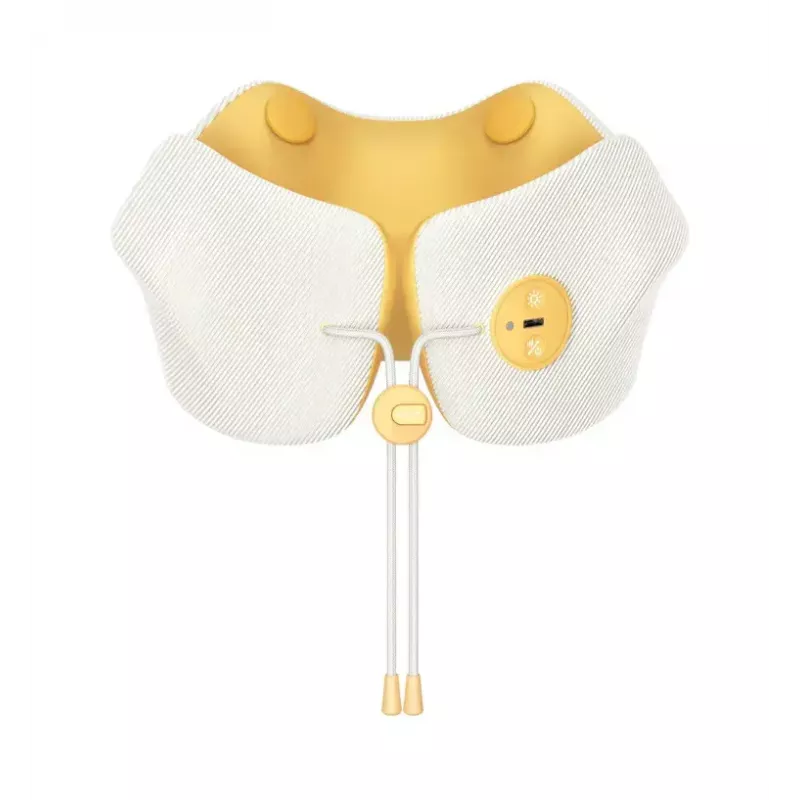 Massageador de pescoço Havit NM1702 amarelo massagem de amassamento a pilhas