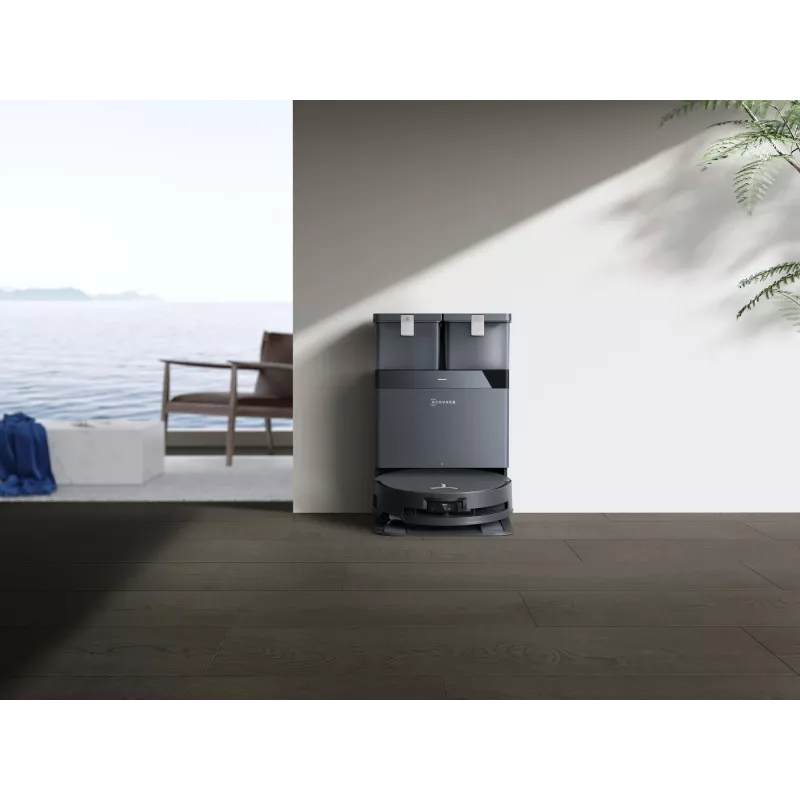 Ecovacs Deebot X8 Omni robô aspirador com estação base, branco