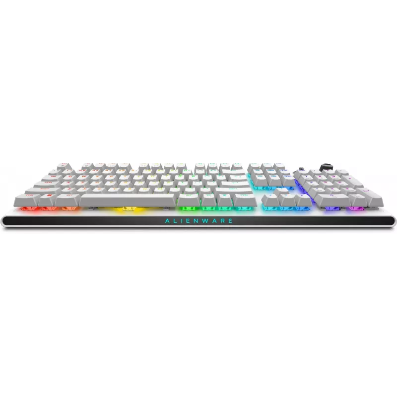 Dell | Alienware Tri-Mode AW920K | Teclado gaming sem fios | Sem fios | Iluminação LED RGB | US | Bluetooth | Lunar Light | Teclado numérico | CHERRY MX Red | Ligação sem fios