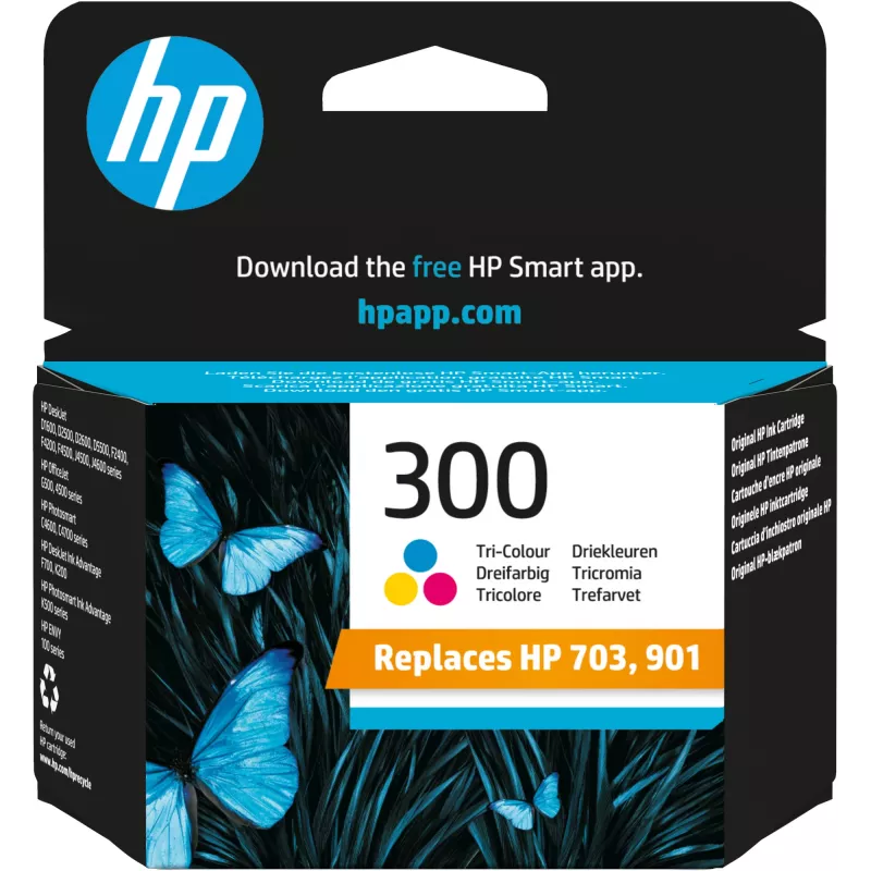 Cartucho de tinta HP 300 cor Vivera 4ml Deskjet D2560 F4280 All-in-One (ML)