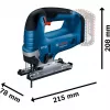 Serra de vaivém Bosch GST 18V-125 B Professional