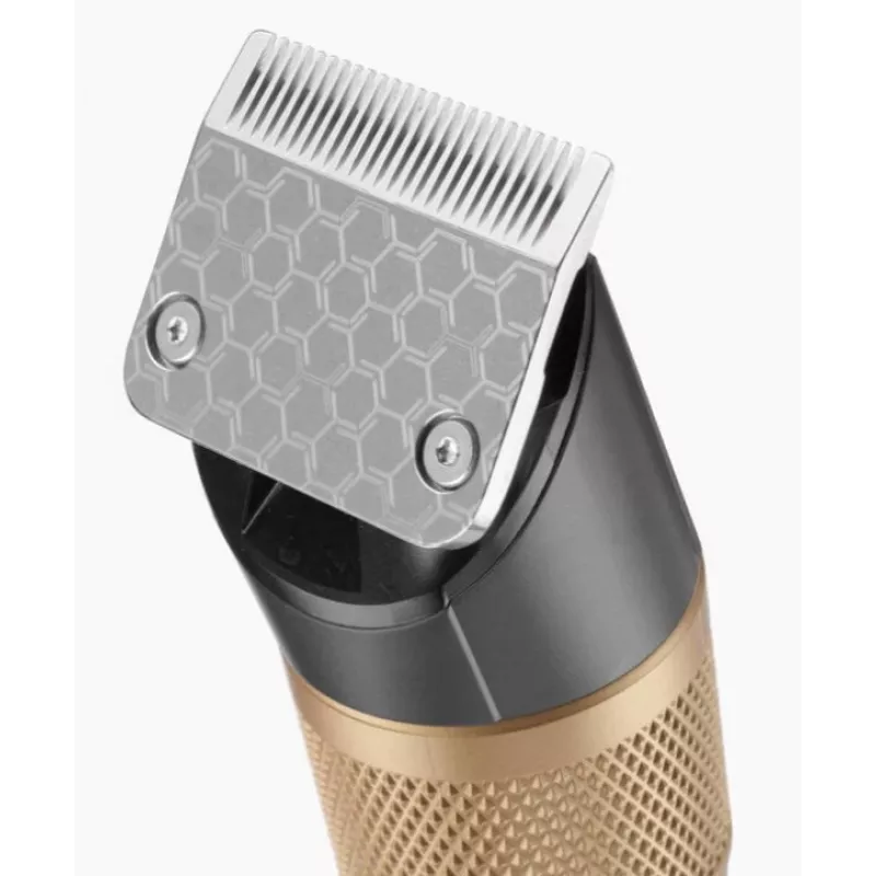 Aparador de cabelo BaByliss E987E Gold Granite – bateria Li-Ion recarregável, 8 níveis de comprimento, 0,6 mm – 28 mm, à prova de água