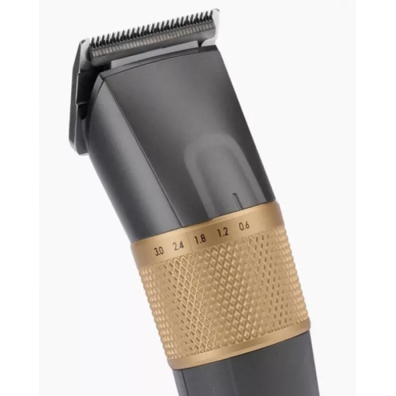 Aparador de cabelo BaByliss E987E Gold Granite – bateria Li-Ion recarregável, 8 níveis de comprimento, 0,6 mm – 28 mm, à prova de água