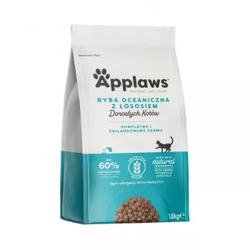 APPLAWS Adult Ocean fish with salmon - Alimento seco para gatos - 1,8kg