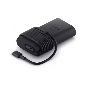 Fonte de alimentação Dell TH5RJ 100W para portáteis, entrada 100–240V, cabo de 1 m, 0,33 kg, preto