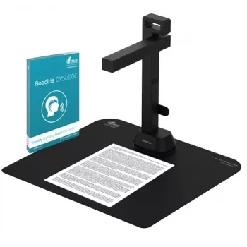 Digitalizador de documentos A3 I.R.I.S. 462992 — 32 MP CMOS, área de digitalização máx. 420×297 mm, 4608×3456 px, USB, preto, 1,15 kg