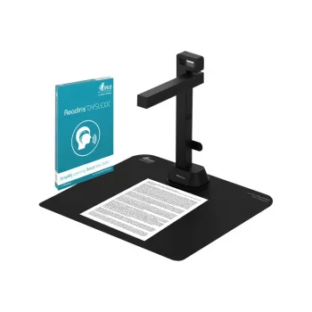 Digitalizador de documentos A3 I.R.I.S. 462992 — 32 MP CMOS, área de digitalização máx. 420×297 mm, 4608×3456 px, USB, preto, 1,15 kg