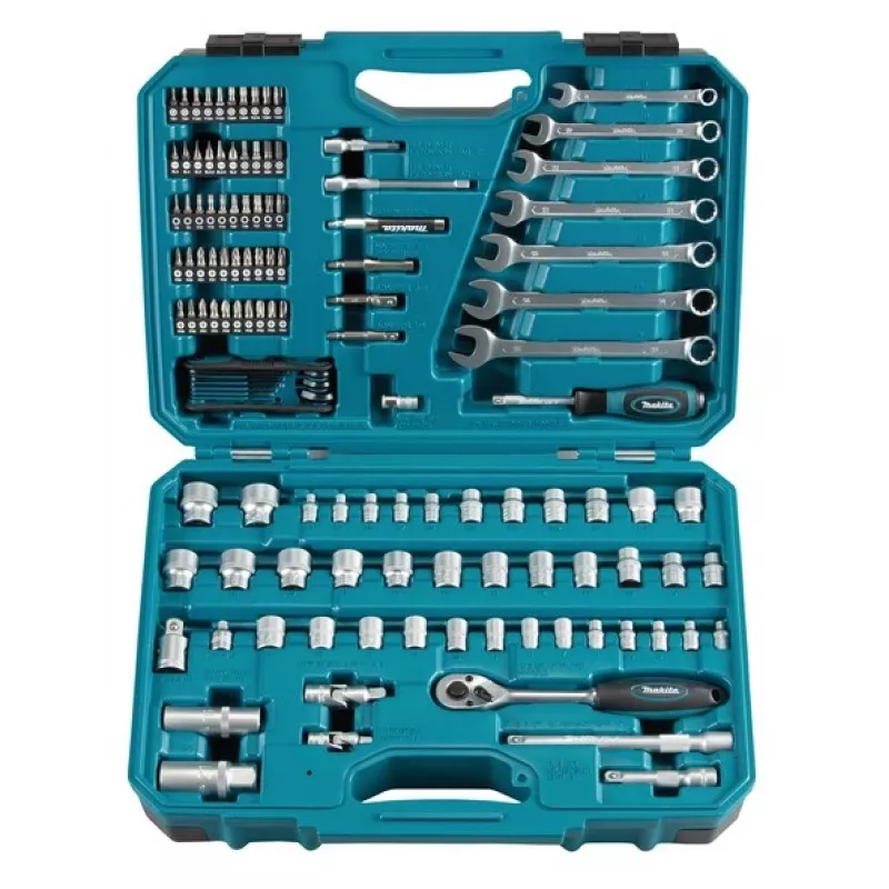 Makita E-06616 Conjunto de ferramentas de mecânico 120 ferramentas