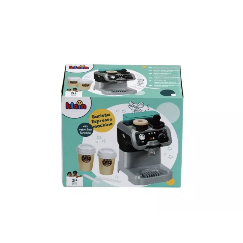 Máquina de café expresso KLEIN 9510 design compacto, máquina de café expresso de brincar para crianças
