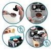 Máquina de café expresso KLEIN 9510 design compacto, máquina de café expresso de brincar para crianças