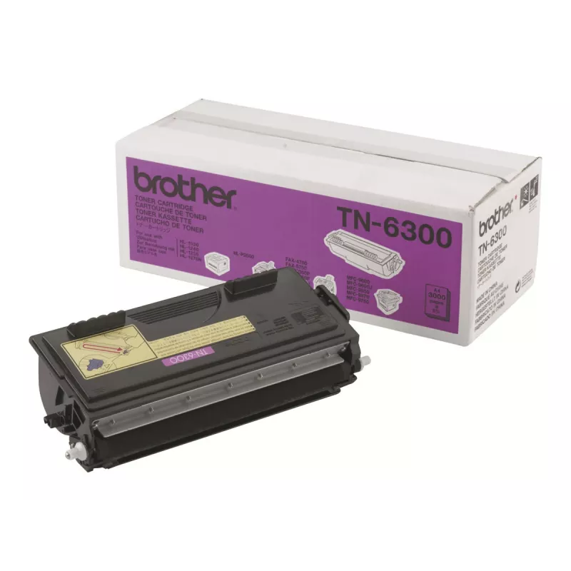 Brother TN-6300 cartucho de toner, preto, 3000 páginas