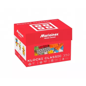 Conjunto de blocos Marioinex Classic 350 unid. – brinquedo de construção, 350 peças