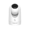 Câmara de vigilância IP Foscam R8M branca – 8 MP 4K (3840×2160), lente de vidro 2,8 mm, 350° horizontal / 150° vertical, Wi-Fi 2,4G/5G, microSD até 256GB