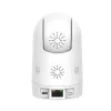 Câmara de vigilância IP Foscam R8M branca – 8 MP 4K (3840×2160), lente de vidro 2,8 mm, 350° horizontal / 150° vertical, Wi-Fi 2,4G/5G, microSD até 256GB