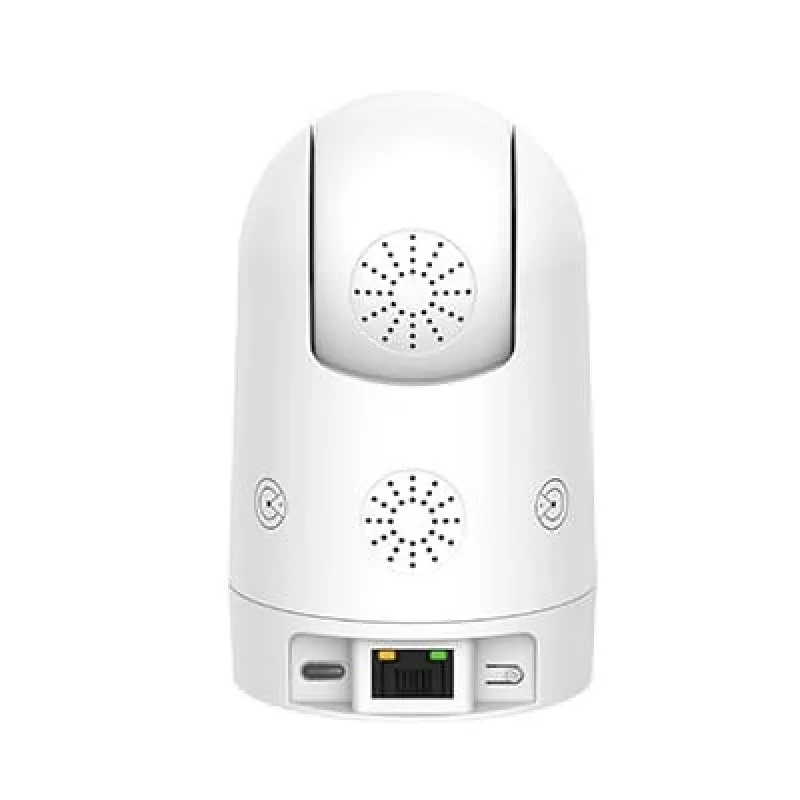Câmara de vigilância IP Foscam R8M branca – 8 MP 4K (3840×2160), lente de vidro 2,8 mm, 350° horizontal / 150° vertical, Wi-Fi 2,4G/5G, microSD até 256GB