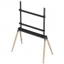 Suporte de chão para TV 55-86/BLK/WOOD TVS-86F-01-BK Gembird
