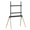 Suporte de chão para TV 55-86/BLK/WOOD TVS-86F-01-BK Gembird