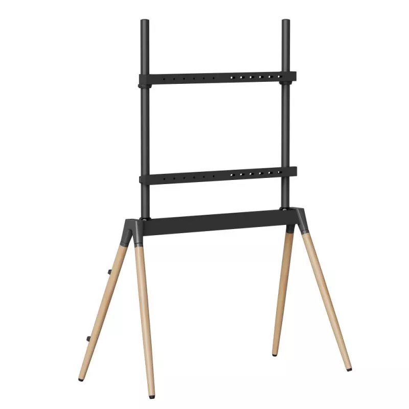 Suporte de chão para TV 55-86/BLK/WOOD TVS-86F-01-BK Gembird