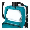 Aspirador de mochila a bateria DVC265ZXU azul/preto, sem bateria e carregador