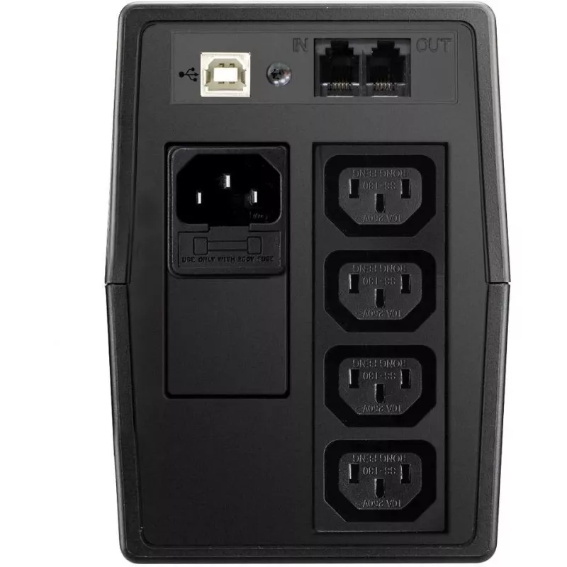 Fonte de alimentação ininterrupta (UPS) ALLNET ALL90600T 600 VA 4 saídas AC Line-Interactive