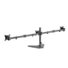 Suporte para três monitores LOGILINK BP0174 17-27 polegadas, comprimento do braço 658 mm cada, com suporte para smartphone, alumínio