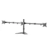 Suporte para três monitores LOGILINK BP0174 17-27 polegadas, comprimento do braço 658 mm cada, com suporte para smartphone, alumínio