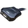 Aten Comutador KVM USB DVI de 2 portas com telecomando para seleção de porta