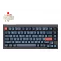 Teclado mecânico Keychron V1 MAX 75% Preto com interruptores Red (V1M-D1)