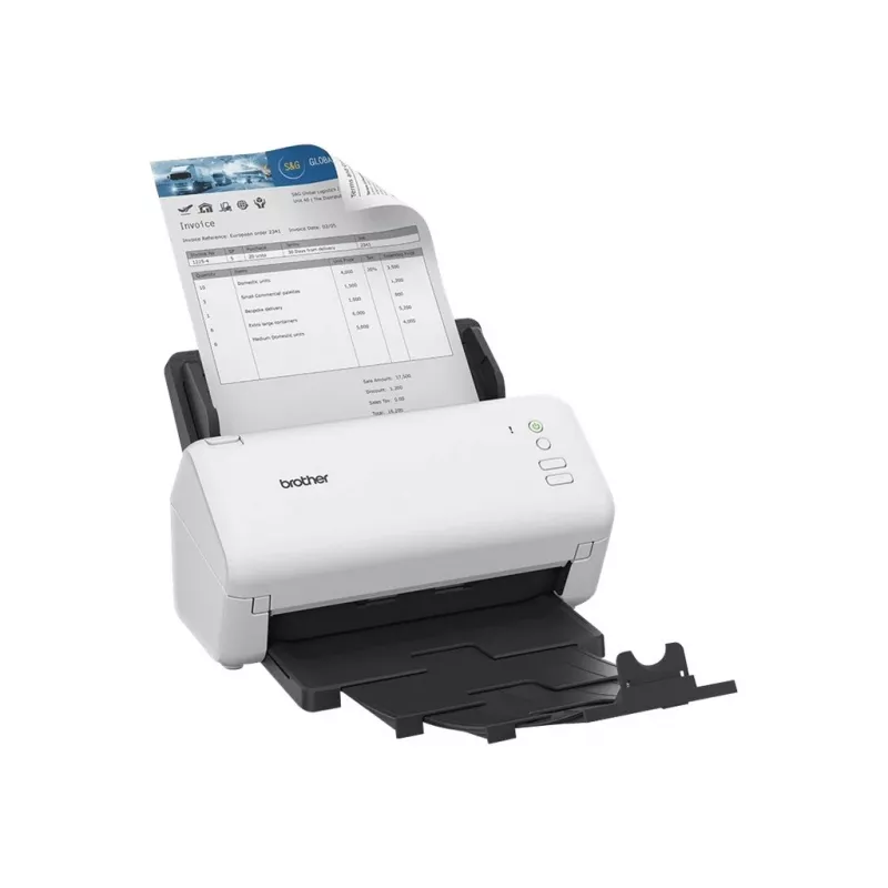 Digitalizador com ADF Brother ADS-4100 600 x 600 DPI A4 Preto Branco