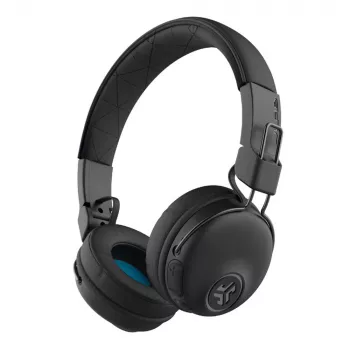 JLab Studio Wireless preto – Auscultadores Bluetooth on-ear (30 horas de autonomia, microfone incorporado, telecomando)