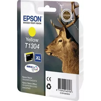 Epson Ink 1LB T1304 cartucho de tinta amarelo capacidade extra alta 10,1 ml pack de 1 blister sem alarme - DURABrite Ultra Ink