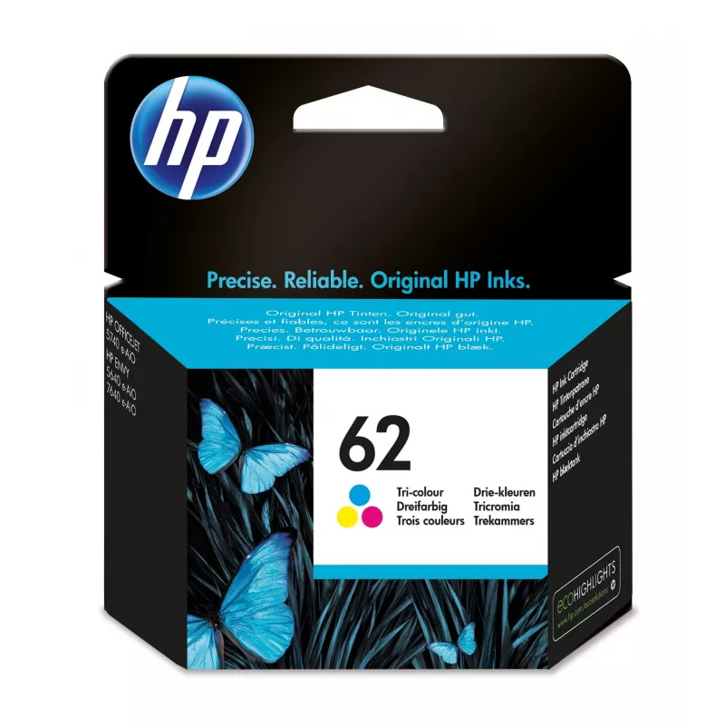 HP 62 cartucho de tinta tricolor blister