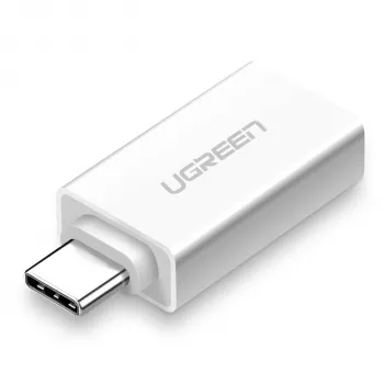 Adaptador UGREEN USB-C para USB 3.0 A fêmea branco
