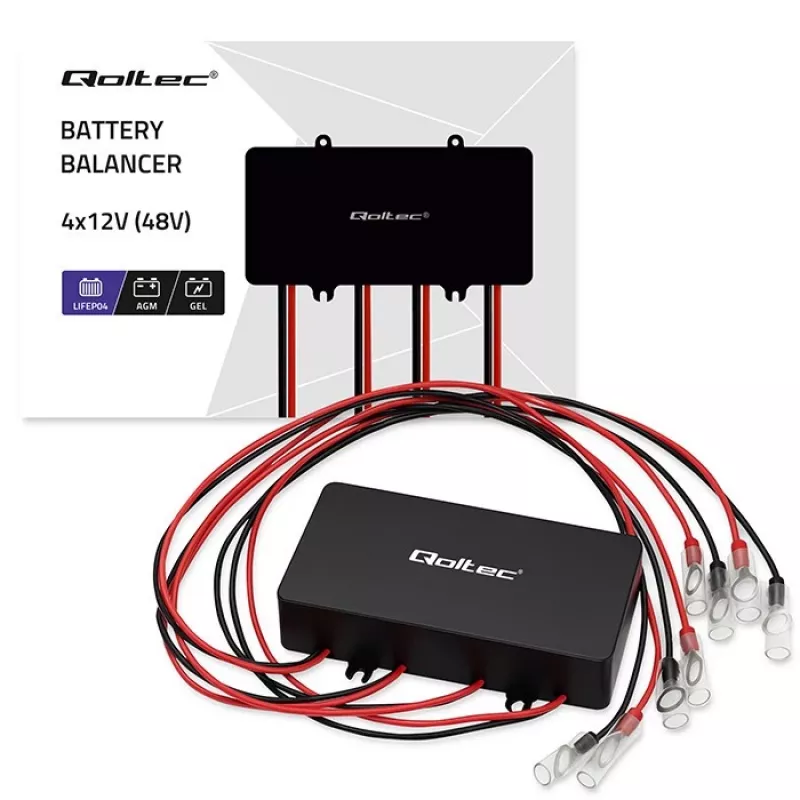 Equalizador de tensão para baterias 48V 4x12V 4x12V