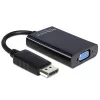Adaptador Delock ficha DisplayPort > conector fêmea VGA 15 pinos - adaptador DisplayPort - DisplayPort (M)