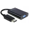 Adaptador Delock ficha DisplayPort > conector fêmea VGA 15 pinos - adaptador DisplayPort - DisplayPort (M)