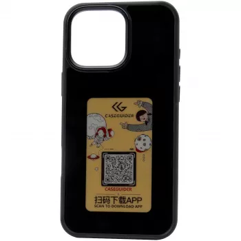 Capa RealPower 504408 para iPhone 16 Pro Max 17,5 cm preto