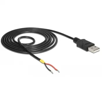 Cabo DELOCK USB 2.0 Type-A macho > 2x extremidades de cabo abertas