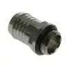 Conector Bitspower reto G1/4 polegadas macho para 13 mm ID - preto brilhante