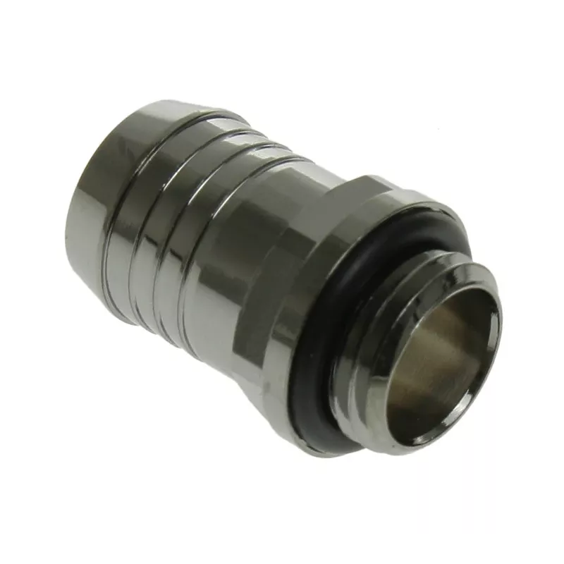 Conector Bitspower reto G1/4 polegadas macho para 13 mm ID - preto brilhante