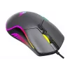 Rato gaming Havit MS1038 preto ambidestro USB 8000 DPI 7 botões