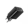 Carregador HAVIT UCLE001 EU GaN três portas 30 W preto — carregador USB compacto com 3 ligações