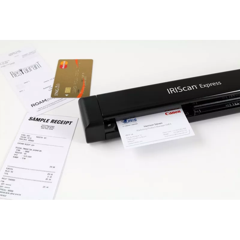 Scanner de alimentação I.R.I.S. IRIScan Express 4 1200 x 1200 DPI A4 preto