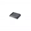 Ralador de caixa GEFU 10761 preto prateado aço inoxidável