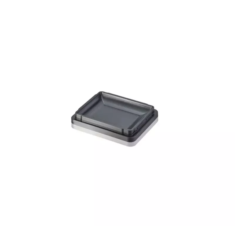 Ralador de caixa GEFU 10761 preto prateado aço inoxidável