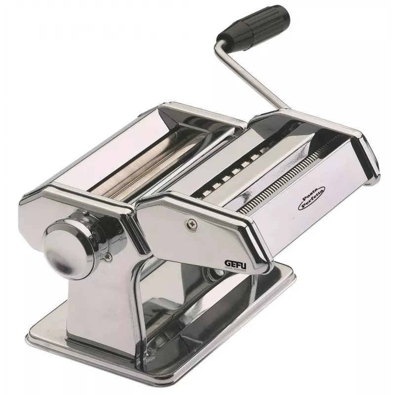 Máquina de massa manual GEFU PASTA PERFETTA aço inoxidável para lasanha tagliatelle taglierini